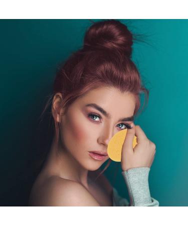 Minkissy 10pcs Compressed Natural Cellulose Makeup Removal Sponge - Fast Cleansing Facial Wash (Yellow) - Eco-Friendly Beauty Tool - Buy Online on GoSupps.com