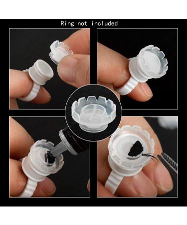 Luckycivia 300 Pcs Lashes Fan Glue Cups - Volume Fan Eyelash Extensions Tool - Buy Online on GoSupps.com
