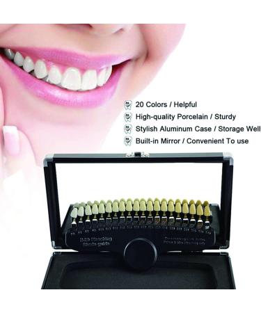 Uadme 20-Color Tooth Whitening Set - Ultimate 3D Color Scale & Guide for Perfect Teeth Whitening | Oral Care Dentist Tools - Buy Online on GoSupps.com