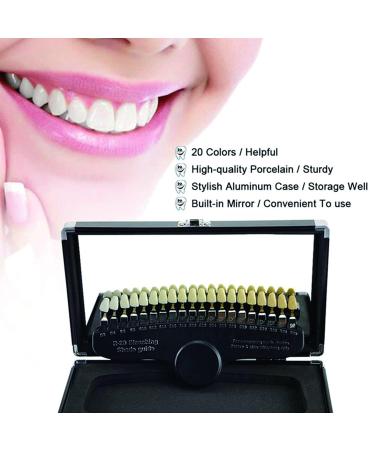 Telituny Tooth Whitening Set - 20 Color 3D Scale for Perfect Teeth Whitening & Color Comparison - Buy Online on GoSupps.com