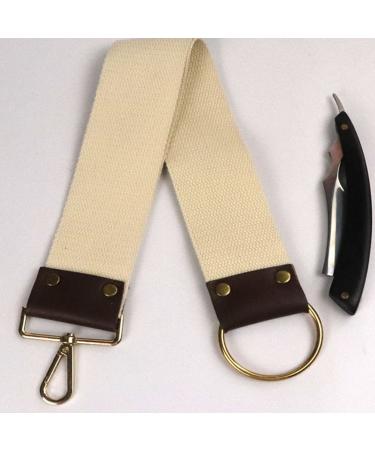 FOMIYES Straight Razor Strop - Barber Sharpening Cloth with Dual Cowhide Straps - Buy Online on GoSupps.com