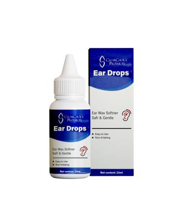 Organic Ear Wax Removal Drops for Clogged Ears Natural Ear Wax Cleaner Oil for Kid Adult Baby Earwax Removal Liquid Remedy for Unclogging Ears Earache Relief Ear Health
