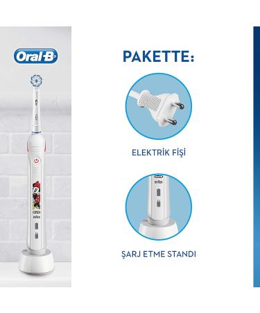 Oral-B Junior Electric Toothbrush for Kids | Minnie Mouse Design 2 Modes & Pressure Control | Ideal Dental Care for 6+ Years - Buy Online on GoSupps.com