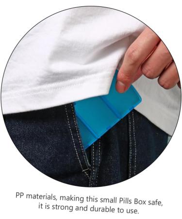 Portable 3-Compartment Medicine Organizer | Travel Pill Storage & Earplug Case - Buy Online on GoSupps.com