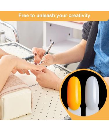 EIHI 200pcs Nail Art Tips Ring - Transparent Nail Display for Salon Exercises & Nail Tips - Buy Online on GoSupps.com