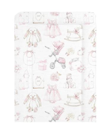 Sunnybabies Vintage Design Girls Baby Changing Mat Soft Padded Deluxe