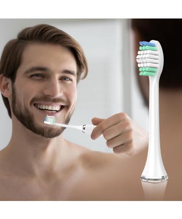 Replacement Toothbrush Heads for AquaSonic Black & Vibe Series - Pack of 10 | Duo Pro Electric Toothbrush Compatible - Buy Online on GoSupps.com