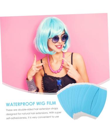 Beavorty 23 Sheets double sided wig film double back tape Wig Tape lace front support tape double-sided tape Hair Extension Tape Strips toupee tape wig adhesive tape sticker scalp paper - Buy Online on GoSupps.com