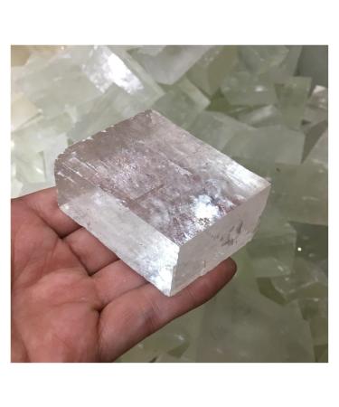 Natural Optical Calcite Raw Iceland Stones and Minerals Stones Decoration ZJGIDTEM (Size : 300g)