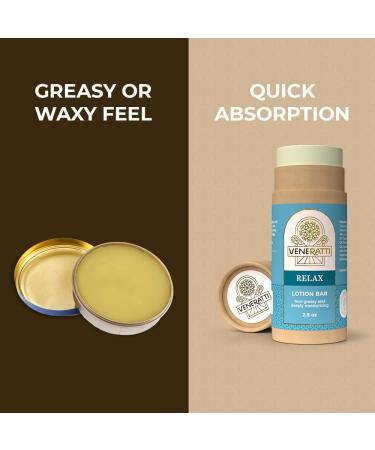 Lotion Bar with Relaxing Scent - Vegan & Eco-Friendly - Quick Absorption Solid Body Lotion for Dry Skin - Made in the USA - Perfect Travel Size for Women - Buy Online on GoSupps.com