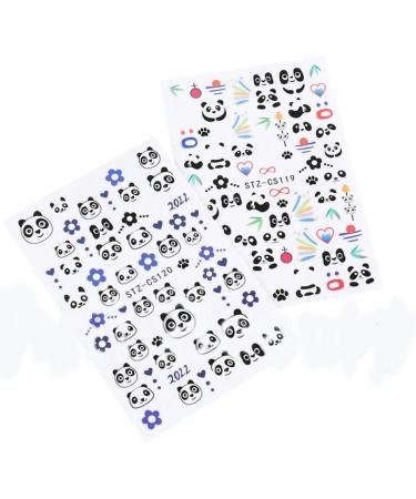 Sliders Decals Glitter Cute Shiny Charms Nail Stickers Panda 3D(STZ-CS120) - Buy Online on GoSupps.com