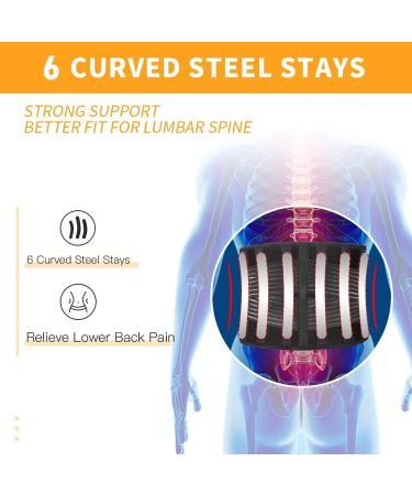 DARLIS Plus Size Back Brace with Inflatable Lumbar Pad | Extra Support for Lower Back Pain Relief & Herniated Disc | Back Support Belt for Plus Size Women & Men (XXL/XXXL 48-56 - Buy Online on GoSupps.com