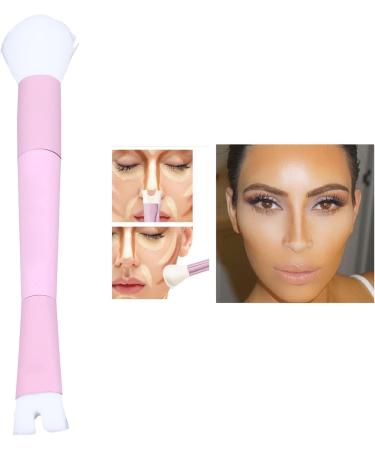 Nose Makeup Brush Nose Contour U Shaped Makeup Brush 2 in 1 Duo Contour Brush U Shaped Double Ended Nose Sculpting Brush for Beginners Professional 6.9in - Buy Online on GoSupps.com
