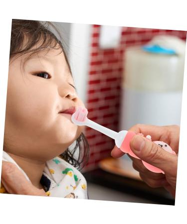 Goohochy Children's Toothbrushes - Soft Bristles Travel-Friendly Pink 1 Pack - Ideal for Toddlers' Teeth Care - Buy Online on GoSupps.com