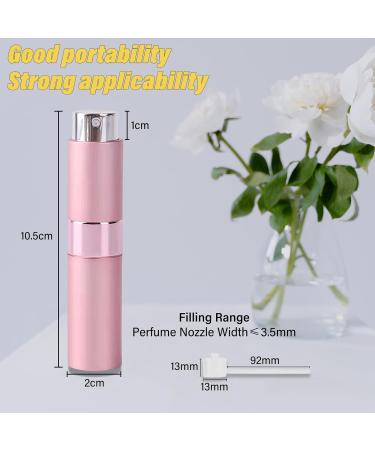 YUNAI 8ml Mini Perfume Atomizer - Refillable Travel Spray Bottle | Pink - Ideal for Outgoing & Travel - Buy Online on GoSupps.com