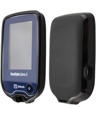 Caseroxx TPU Cover for Freestyle Libre 1/2/3 & Insulinx - Black Protective Bag with Display Shield - Buy Online on GoSupps.com
