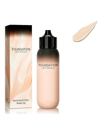 OHCVG Flawless Foundation, Color Changing Foundation for Mature Skin, Full Coverage Moisturizing Foundation, Long Lasting Waterproof Matte Foundation for Women