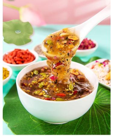 Rose Chia Seed Nut Lotus Root Noodle Soup Instant Brewed Breakfast nut Lotus Root Powder Soup Nutritious and Healthy Porridge (2 can) Coconut 1 count (Pack of 1) - Buy Online on GoSupps.com