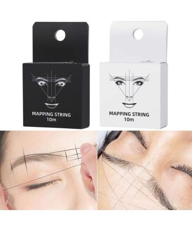10m Thread Eyebrow Marker Thread Brows Point Pre Inked Brow Eyebrow Mapping Pre-Inked Makeup Thread String - Buy Online on GoSupps.com