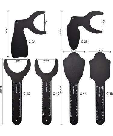 AMASIE 6-Piece Dental Orthodontic Contrast Board Set - Autoclavable Photo Tools for Oral Cheek Photography - Buy Online on GoSupps.com