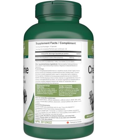 VORST Creatine Pills 1800mg Per Serving 180 Capsules | Monohydrate Micronized Non Irradiated 180 count (Pack of 1) - Buy Online on GoSupps.com