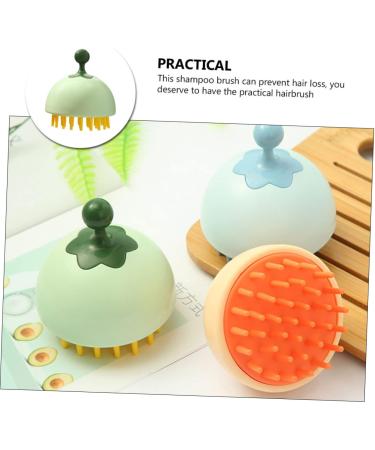 BeatifuFu Dual Use Shampoo Brush - Scalp Massage Comb & Cleaning Ridge Head for Hair Washing - Buy Online on GoSupps.com