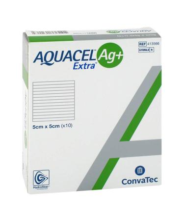 Aquacel AQUACEL AG Extra 5x5 cm Compressed 10 pieces