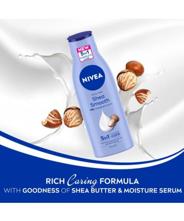 Nivea Smooth Milk Body Lotion for Dry Skin 200ml - Nourishing Moisturizer for All Skin Types - Buy Online & Ship Internationally - Buy Online on GoSupps.com