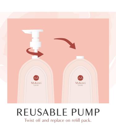 MyKirei by KAO Shampoo - Moisturizing Tsubaki & Rice Water Paraben Free Vegan Cruelty Free Sustainable - 10.1 oz Pump - Buy Online on GoSupps.com