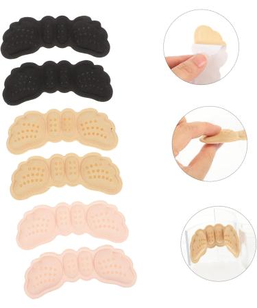 3 Pairs Non-Slip Heel Grips for Ladies Shoes | Cushions & Inserts for Too Big Heels | Assorted Colors - Comfort & Fit - Buy Online on GoSupps.com