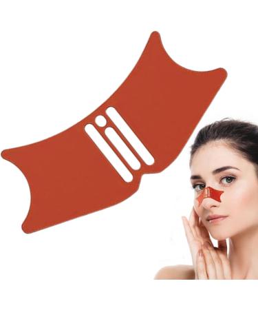Contour stencil for nose nose contour stencil 4 In 1 Highlighter Lip Eyelash Eye Liner Shapes Stencil Multifunctional makeup tool beginnerfriendly applicator guide tool Orange1 - Buy Online on GoSupps.com