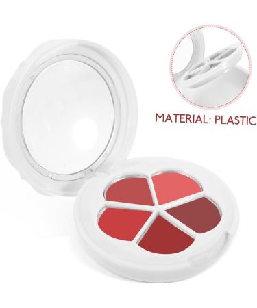  Didiseaon Didiseaon Set of 2 Sets Lipstick Box Gel Nail Polish Kits Nail Dipping Kits Lipstick Palettes Pearlescent Makeup Palette Travel White Plastic - Buy Online on GoSupps.com