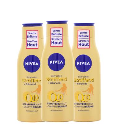 Beiersdorf 3 x NIVEA Body Lotion firming + tanning Q10 care each 200 ml body lotion