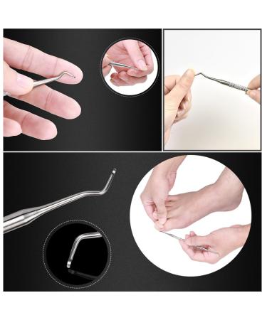 Baugger Nail Implant | Ingrown Toenails Lifter & Double Sided Correction Tool | Stainless Steel Manicure & Pedicure Cleaner - International Shipping Available - Buy Online on GoSupps.com