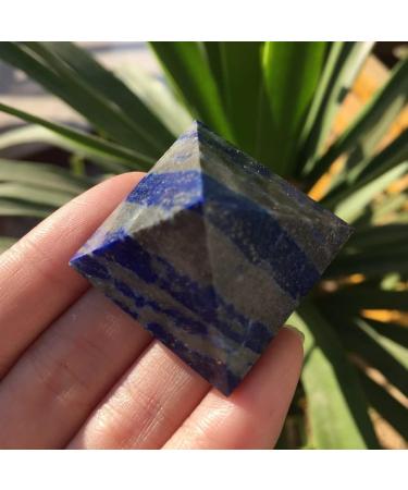 Crystal Rough Natural Lapis Lazuli Quartz Crystal Pyramid Natural Stones and Minerals Suitable for Home - Buy Online on GoSupps.com