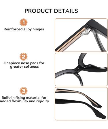 Shop Dollger Blue Light Filter Glasses - TR90 Cat Eye Frames for Men & Women | UV Protection & Anti-Dizziness - Buy Online on GoSupps.com