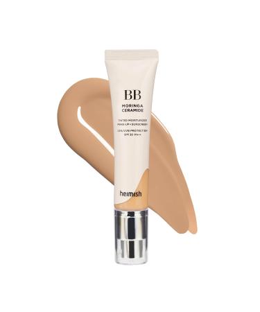  heimish  Moringa Ceramide BB Cream SPF 30 PA++ 25N Medium 2.05 oz / 58.11 g | Triple Functional  Long-Lasting  Mosturizing  High Coverage BB Cream | Spot Cover  SPF Foundation  Sun Care  UV Shield  Long Lasting  Blemish... - Buy Online on GoSupps.com
