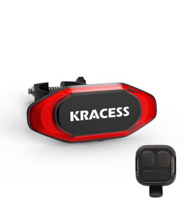 KRACESS KRS-K1 Bike Tail Light Turn Signals Smart Bicycle Rear Remote Control Light Turn Signals Cycling Safety Warning Brake Light Krs-d1