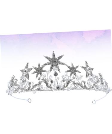 New Year Headband Bridal Crowns Tiaras Gold Star Headbands Wedding Star Headbands for Women Princess Tiara Women Rhineshtone Headband Diamond Rhinestone Tiara Bridesmaid Ryan Hair - Buy Online on GoSupps.com