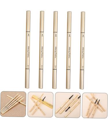 BIUDECO 5pcs Double Ended Eyebrow Pencil Women Eyebrow Pencils Waterproof Eyebrow Pens Eyebrow Ink Plastic - Buy Online on GoSupps.com