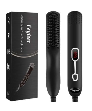 Beard glades for men Fayler Bart Gl tteisen Beard Straightener Bart Gl tter Bart Gladed brush Hair smoothing brush with 6 adjustable temperatures 120-220 C LCD display C301 - Buy Online on GoSupps.com