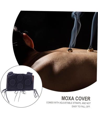 Shop Homsfou Moxibustion Box - Smoke-Free Cotton Covers & Moxa Sieve for Neck & Shoulders - Buy Online on GoSupps.com