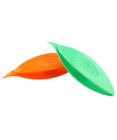 Tegg Tatting Shuttles Set 2PCS 6.5 x 2 x 1cm Plastic Tatting Lacemaking Shuttle Tools for Sewing Patterns DIY Hand Lacemaking Craft