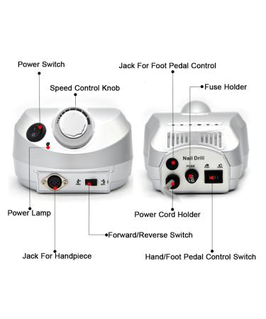 Anself Electric Nail File - Professional Salon Quality Nail Care for Home Use | Fast Shipping Worldwide - Buy Online on GoSupps.com