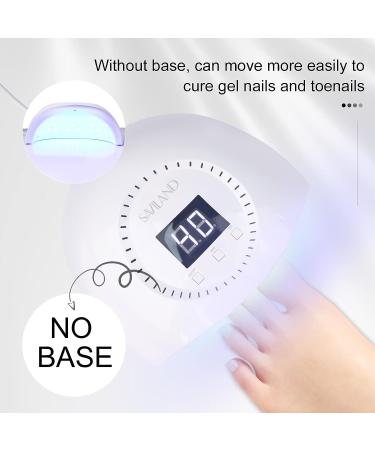 Saviland 96W UV LED Nail Lamp for Gel Polish - Professional Nail Curing Lamp with Automatic Sensor and Fast Drying Technology - Buy Online on GoSupps.com