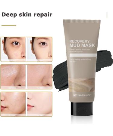FLLUOUZH Recovery Mud Mask Deep Cleansing & Hydrating with Boryeong Mud Relief Korean Mud Clay Face Mask Hydrating & Moisturizing Deep Pore Cleanser Oil Control for All Skin Types 2 Pcs - Buy Online on GoSupps.com