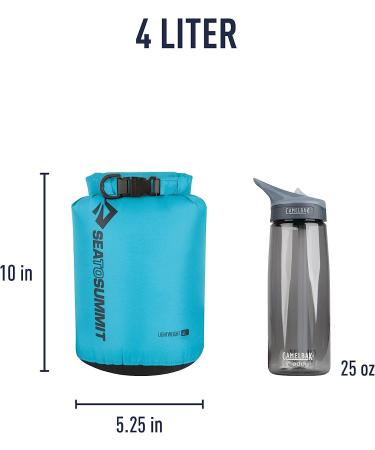 Sea to Summit Lightweight Dry Sack 4L - All-Purpose Dry Bag in Pacific Blue - Buy Online on GoSupps.com