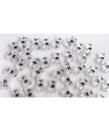 20 Pcs Street Stones Nail Charms - Bear & Butterfly Nail Art Accessories for DIY Designs - Buy Online on GoSupps.com