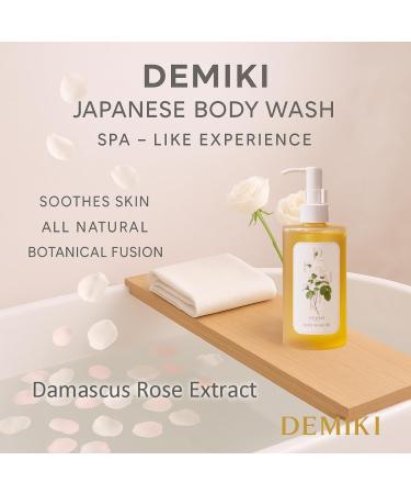 DEMIKI Body Wash Women Moisturizing Sensitive Skin White Rose Scent Shower Gel Body Wash for Women Winter Hydration Care Sulfate-Free Paraben-Free Dye-Free 10 fl oz floral 10.56 Fl Oz (Pack of 1) - Buy Online on GoSupps.com