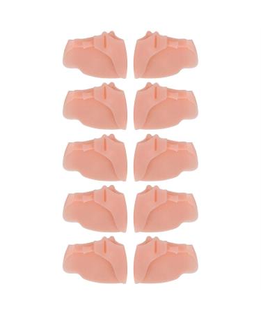 5 Pairs Foot Separator Toe Separator Toe Spacers Correction Straightener Soft Gel Forefoot Pads Pedicure Toe Separator for Bunion Valgus(02)